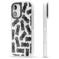 Black Cockapoo Watercolor