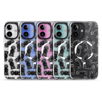 Black Cockapoo Watercolor