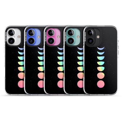 Pastel Moon Phases