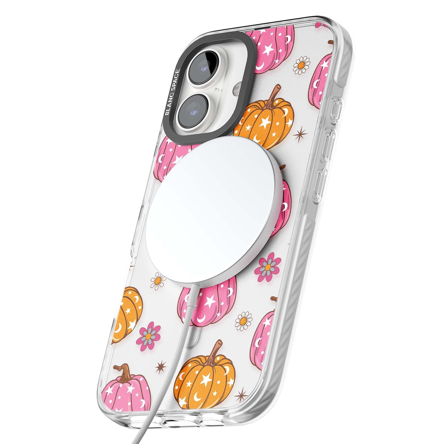 Motif de citrouilles Fleurs et Étoiles