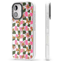 Wavy Butterfly Checked Pattern