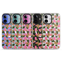 Wavy Butterfly Checked Pattern