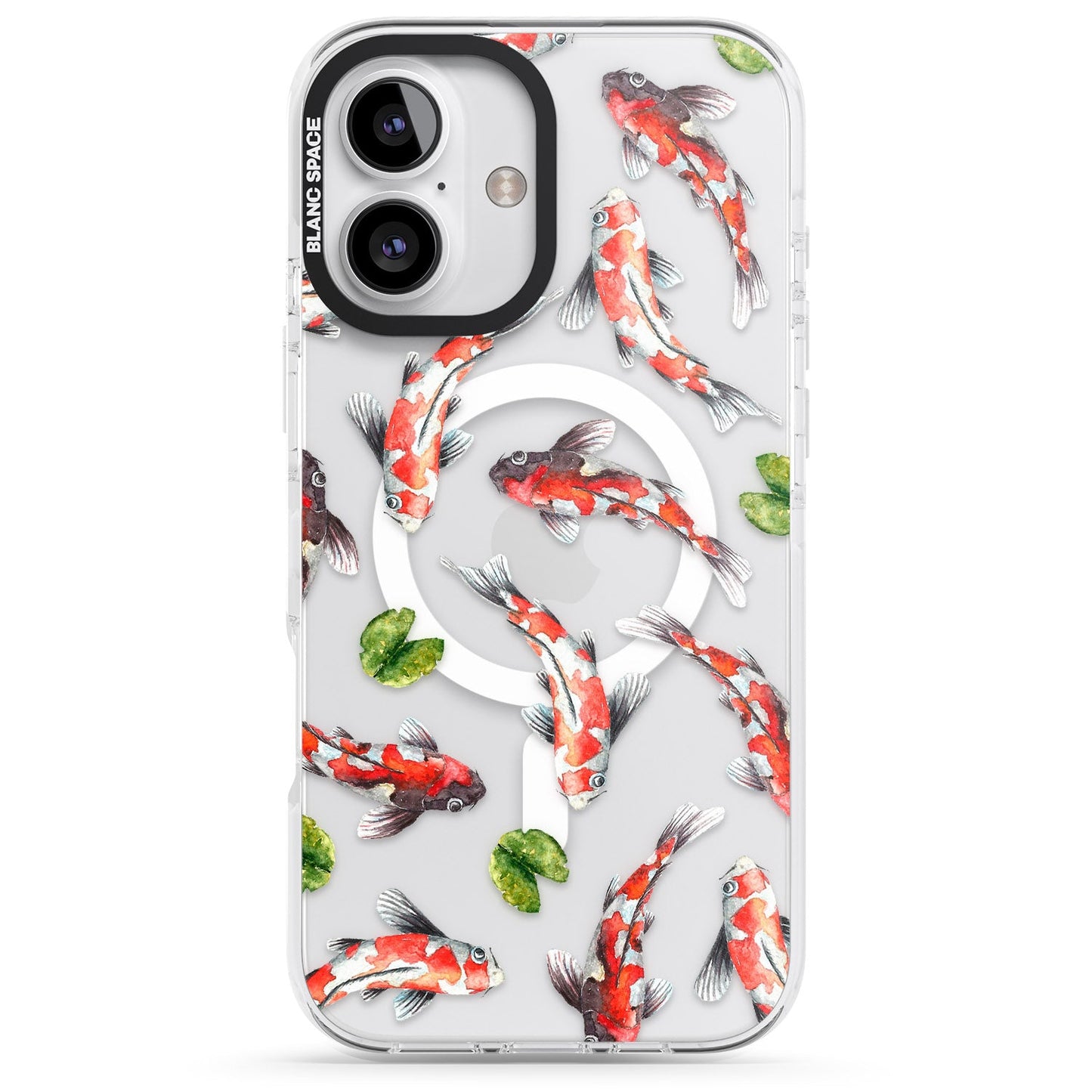 Aquarelle de poissons koi