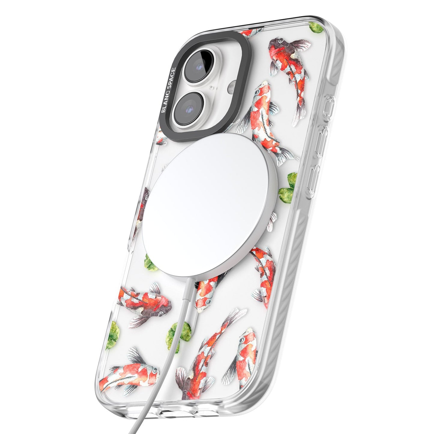 Aquarelle de poissons koi