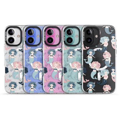 Pastellfarbene Meerjungfrauen