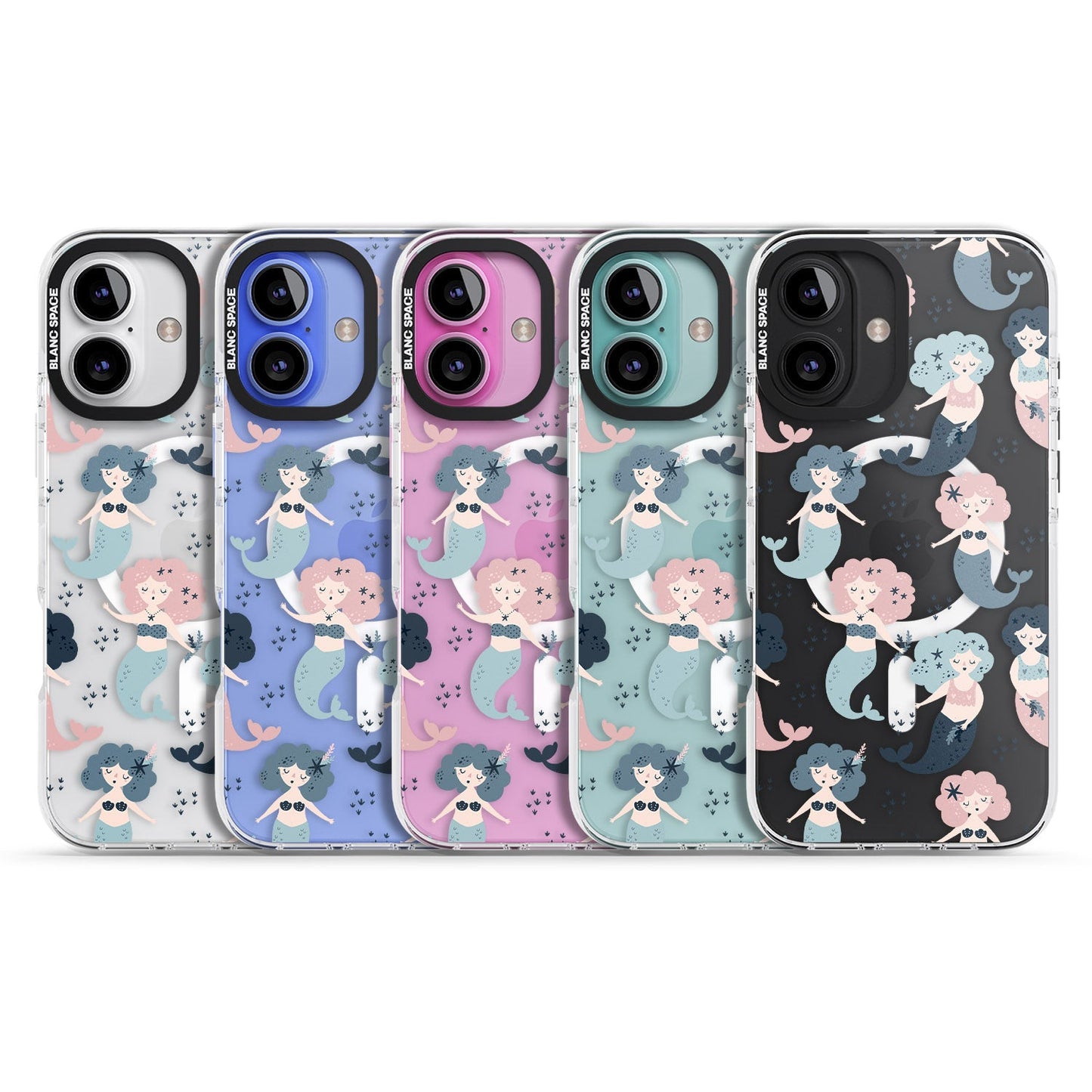 Pastellfarbene Meerjungfrauen