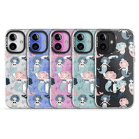 Pastellfarbene Meerjungfrauen