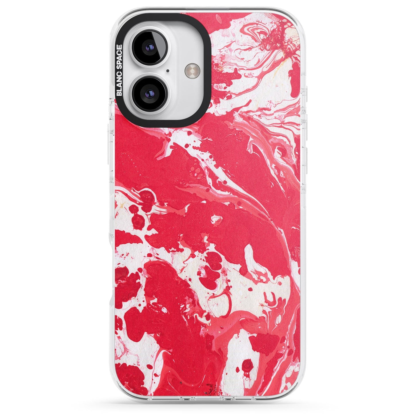 Red & White Marbled