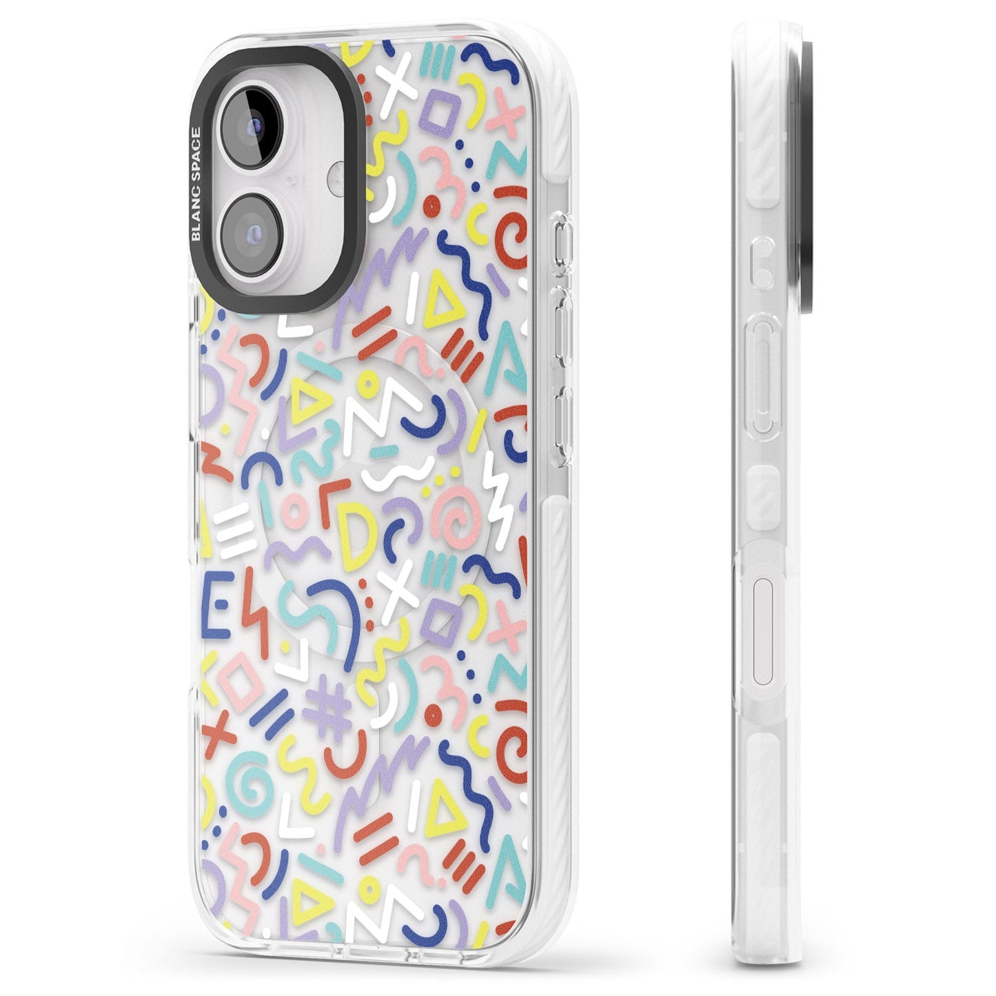 Motif rétro coloré