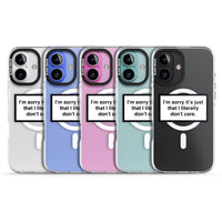 Literally Don'T Care