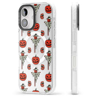 Retro Red Pumpkins & Scarecrows