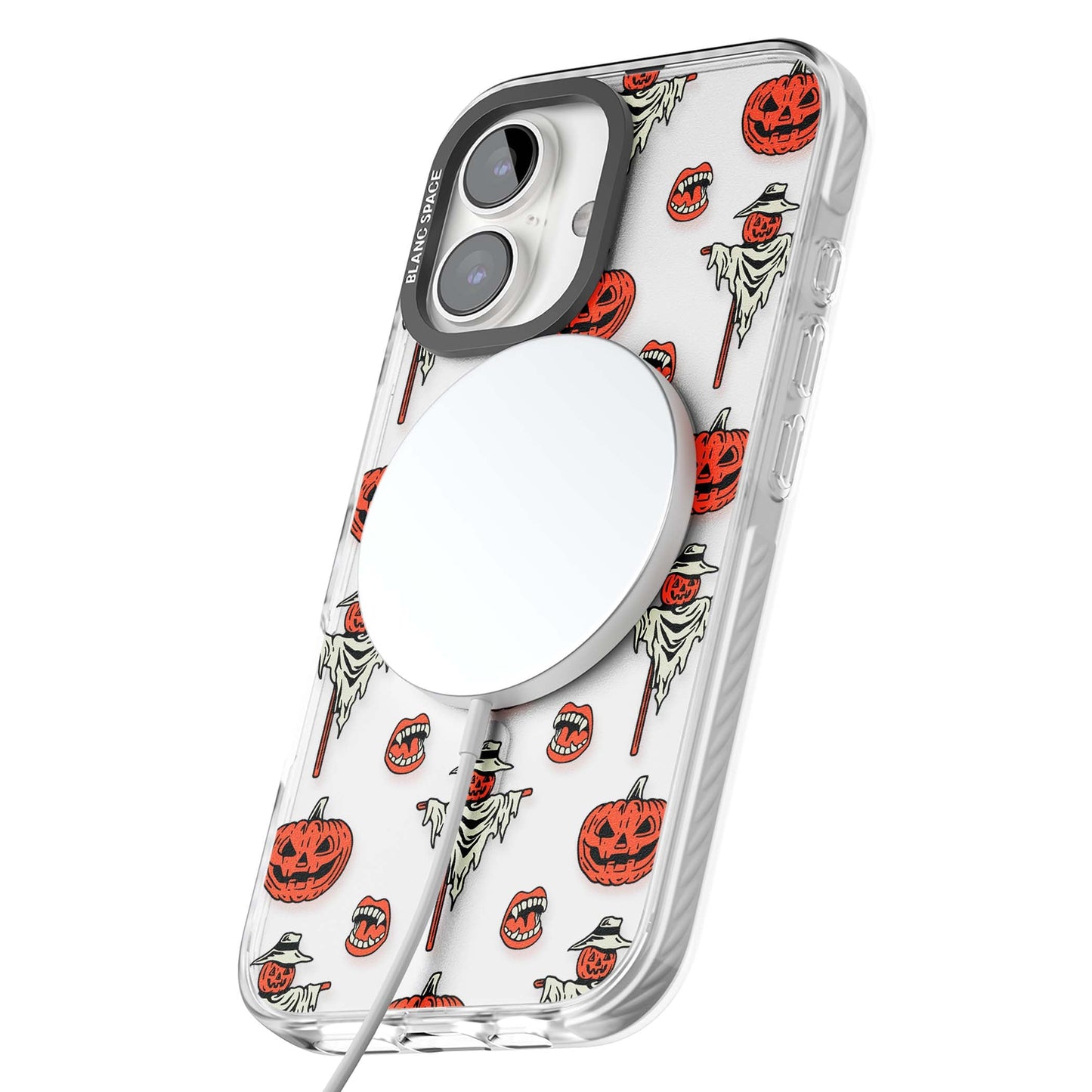 Retro Red Pumpkins & Scarecrows