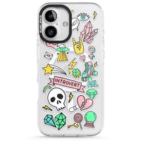 Autocollant introverti