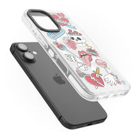 Autocollants Crâne et Fleurs