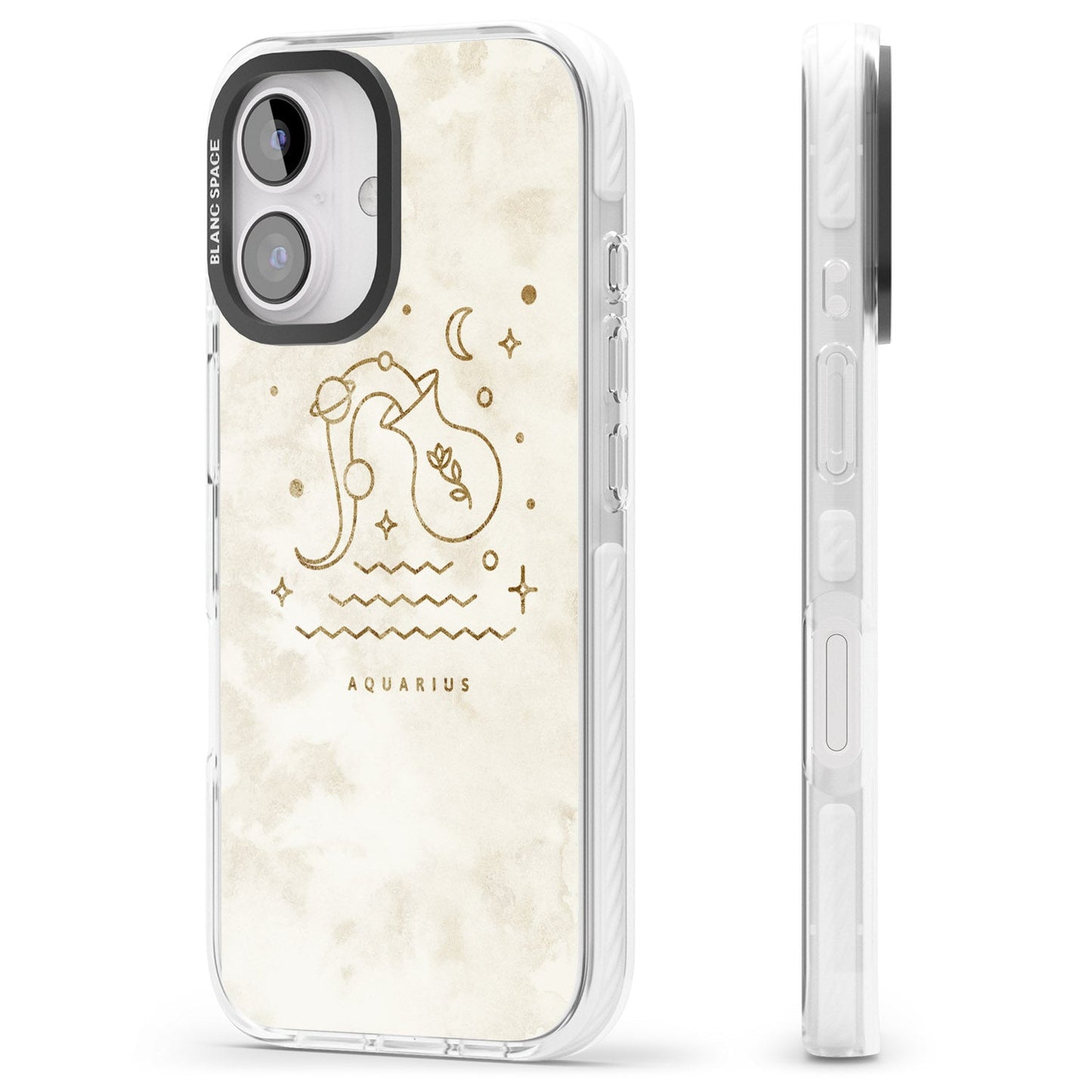 Goldenes Emblem des Wassermanns