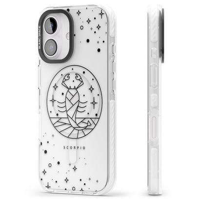 Emblème du Scorpion - Design Cosmique