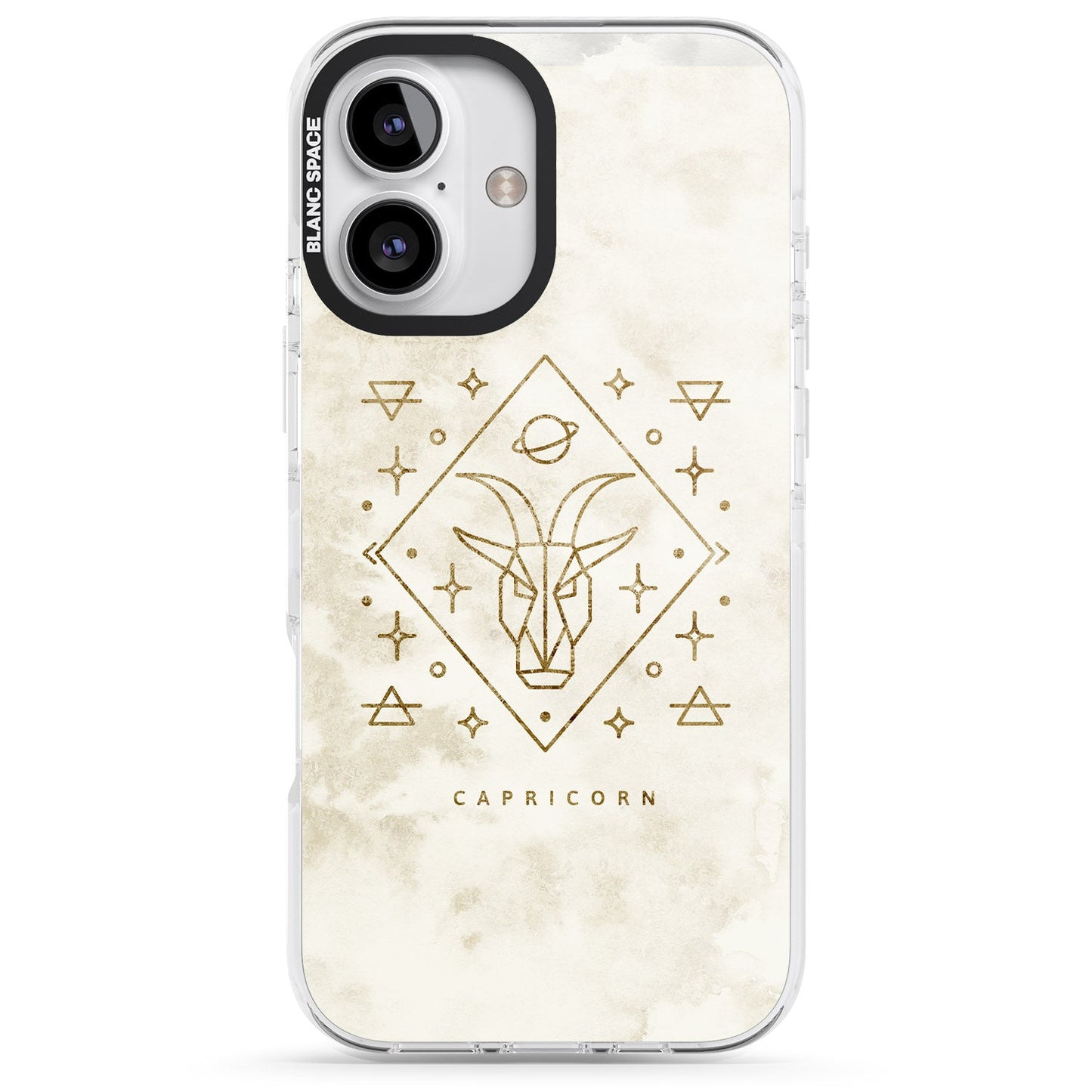 Motif du zodiaque Capricorne en or