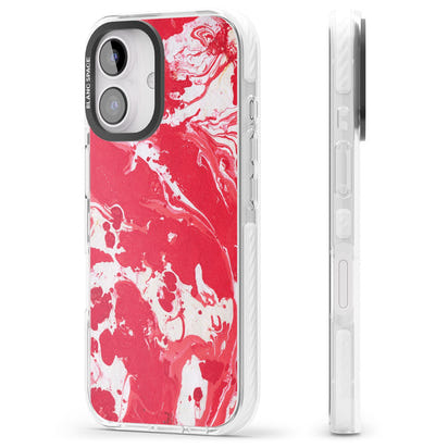 Red & White Marbled