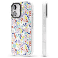 Motif rétro coloré