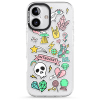 Autocollant introverti