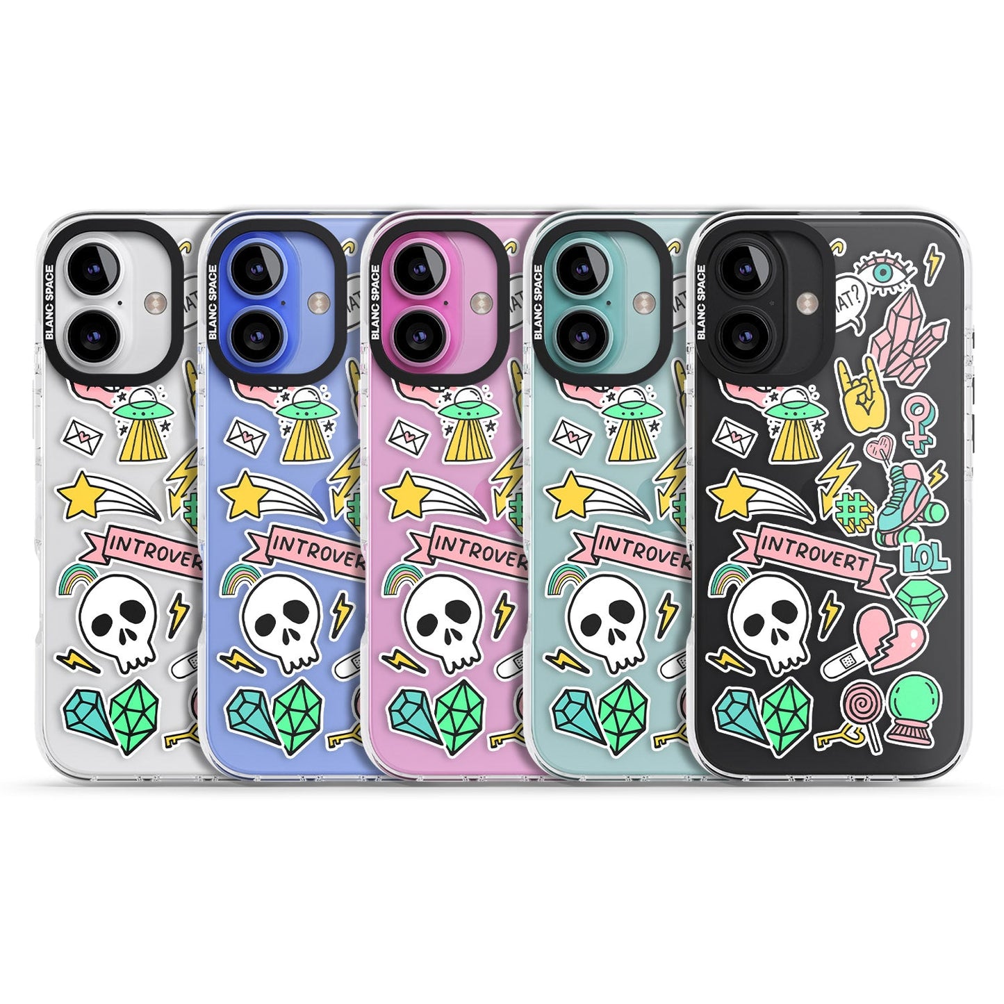 Autocollant introverti