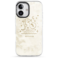 Goldenes Emblem des Wassermanns