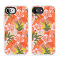 Hawaiian Flowers Abstract Pattern