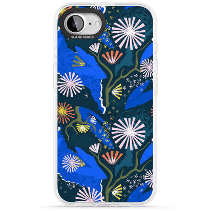 Dark Botanicals Abstract Pattern