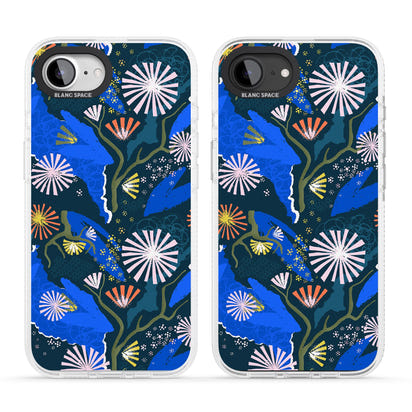 Dark Botanicals Abstract Pattern