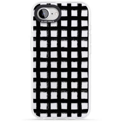 Messy Black Grid Clear