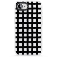 Messy Black Grid Clear