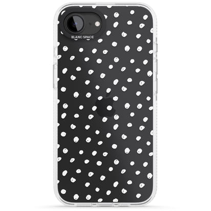 Messy White Dot Pattern