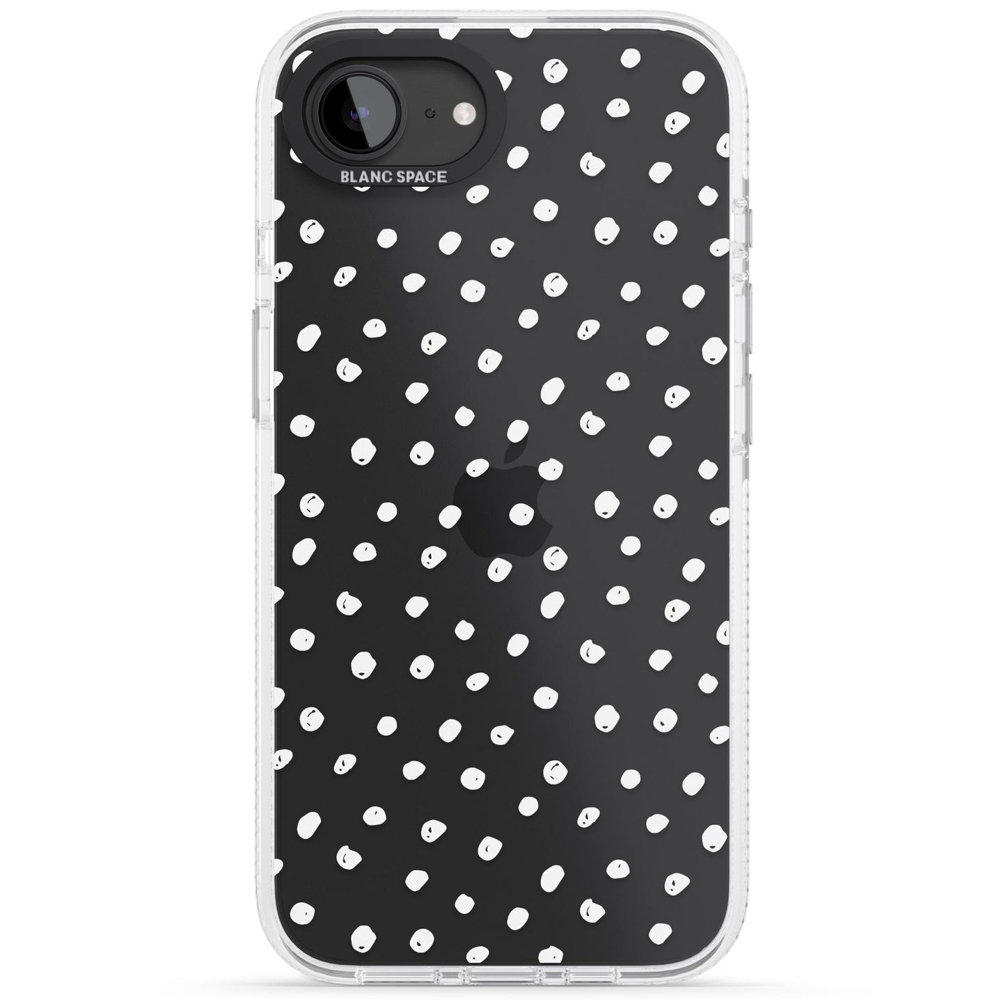 Messy White Dot Pattern