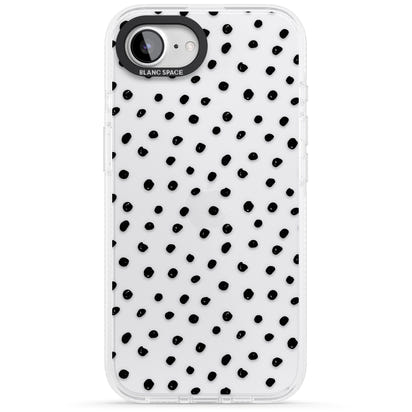 Messy Black Dot Pattern