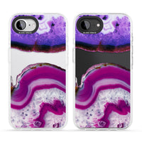 Tranche de cristal d'améthyste