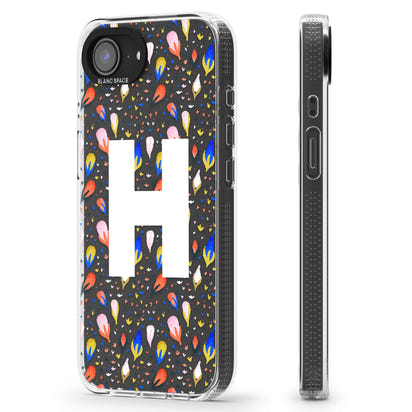 Personalised Abstract Floral Initial