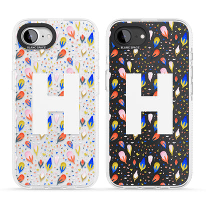 Personalised Abstract Floral Initial