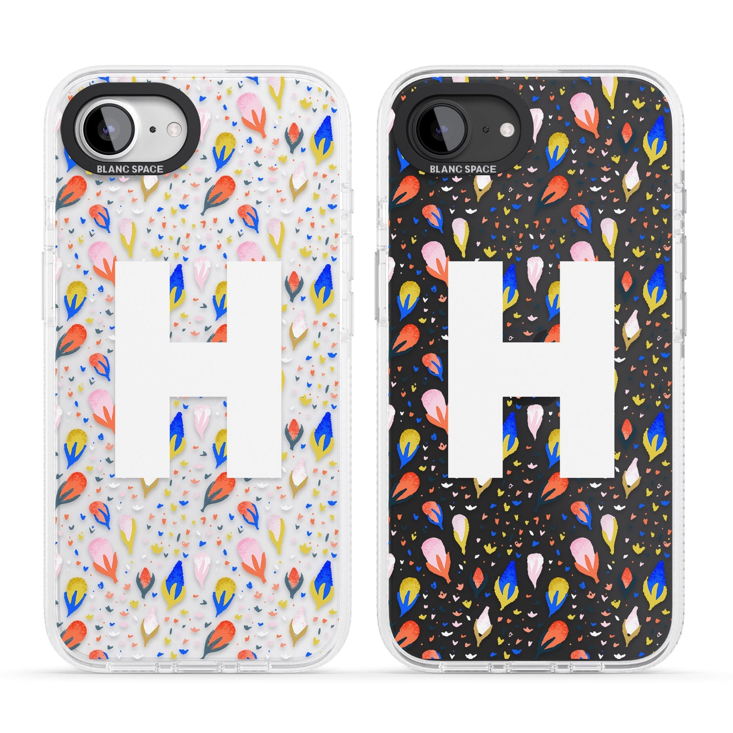 Personalised Abstract Floral Initial