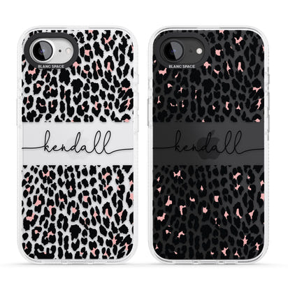 Personalised Cursive Leopard Spots