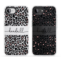 Personalised Cursive Leopard Spots