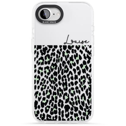 Personalised Seafoam Leopard