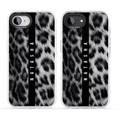 Personalised Snow Leopard Print