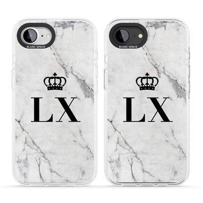 Personalised Initial Crown Marble
