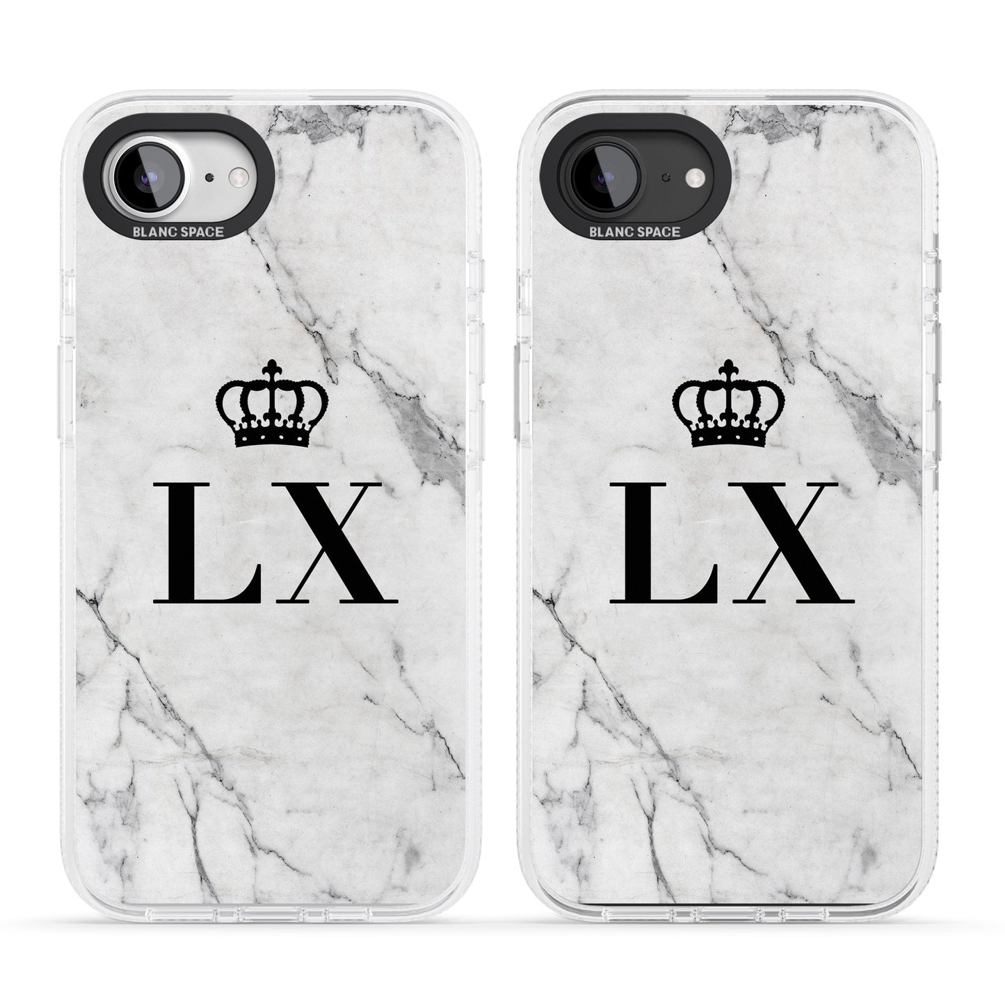 Personalised Initial Crown Marble