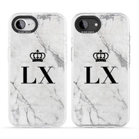 Personalised Initial Crown Marble