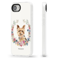 Personalised Yorkshire Terrier Floral Portrait