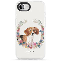 Personalised Beagle Floral Portrait