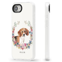 Personalised Beagle Floral Portrait