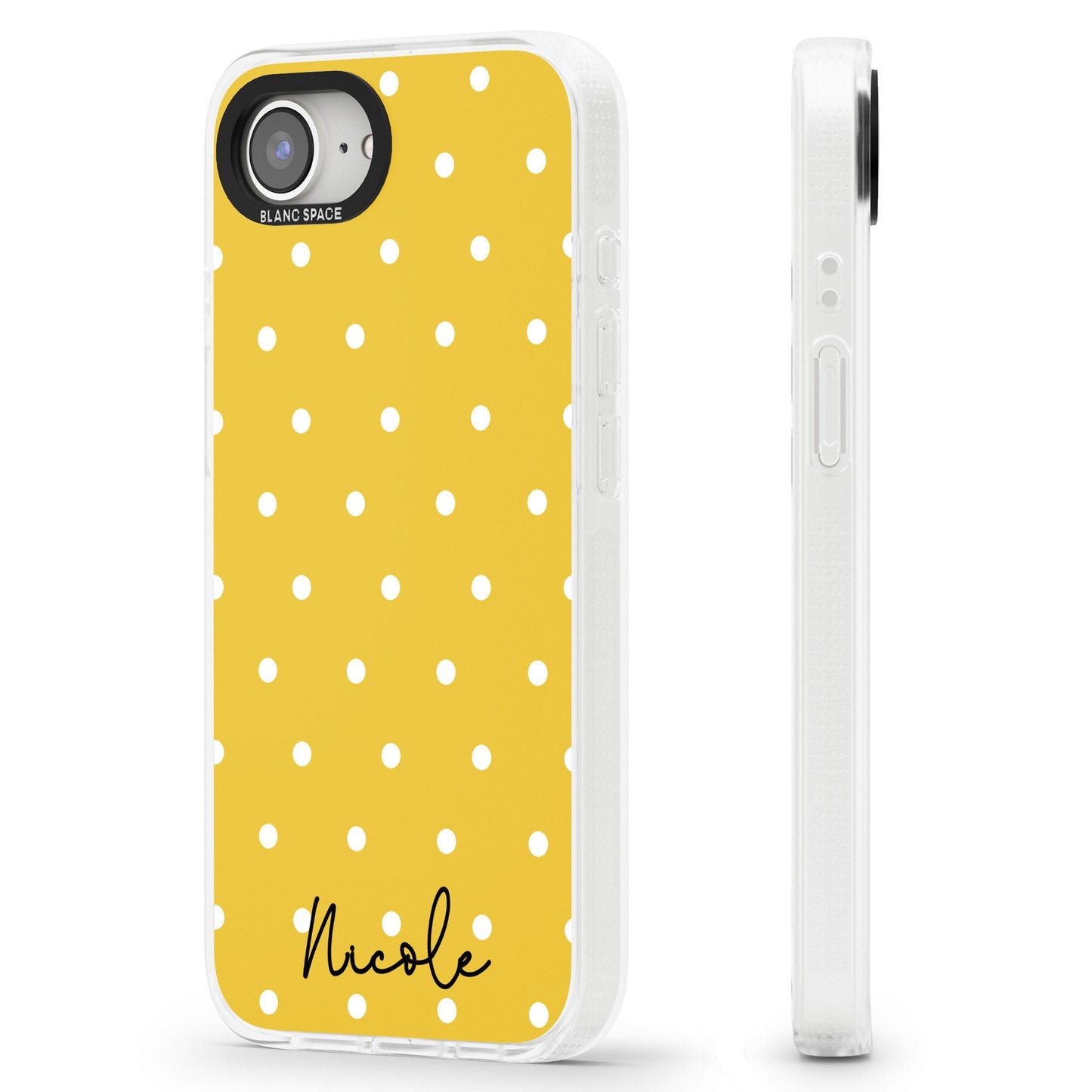Personalised Yellow Polka Dot
