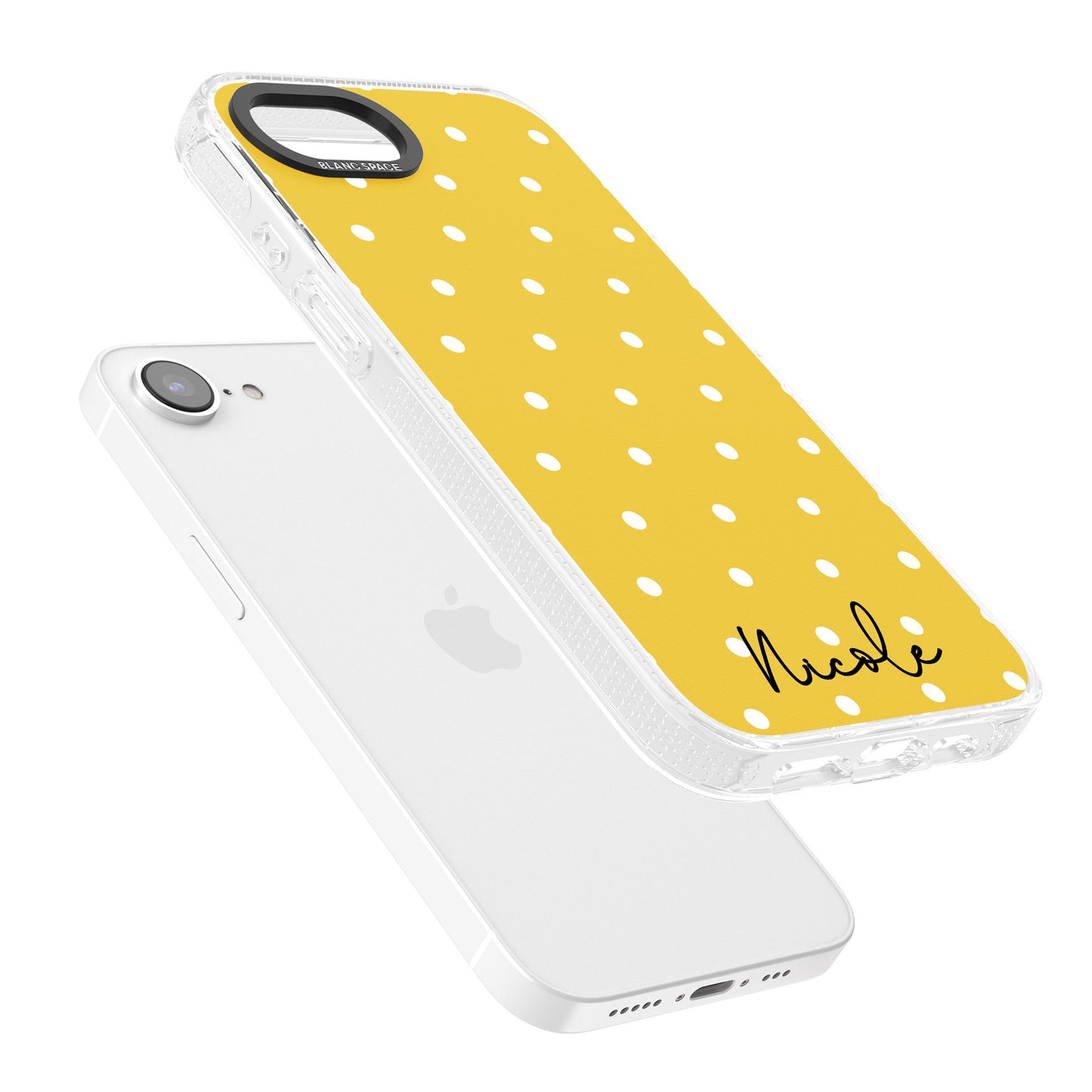Personalised Yellow Polka Dot
